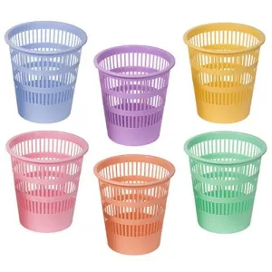 Papelera Plastico Faibo Rejilla Pastel Violeta 12L 307-36