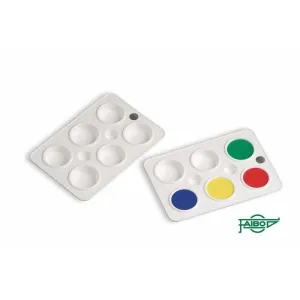 Paleta Pintor Plastico Faibo Rectangular 6 Depositos 763