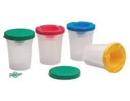 Vaso Limpiapincel Faibo Inderramable con Tapa 767T