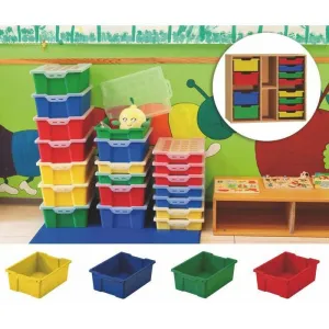 Cubeta Faibo Plastico sin Tapa Rojo 785-03