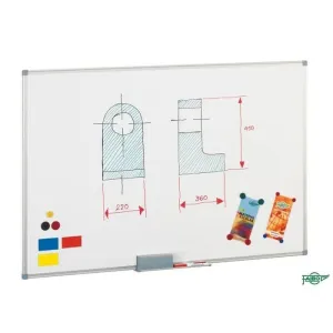 Pizarra Blanca Magnetica Marco Aluminio Faibo 840-5S 120X200