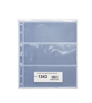 Pack 10 Fundas Billetes Pardo 134300