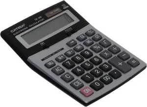CALCULADORA SOBREMESA CATIGA DK-296 12 DIGITOS PLATA 