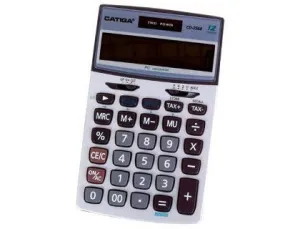 CALCULADORA SOBREMESA CATIGA CD-2568 12 DIGITOS NEGRA
