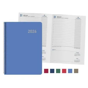 Agenda Ingraf 2026 Roma A5 Diaria Colores Surtidos 356426