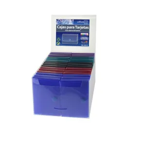 Tarjetero Plastico Office 25015