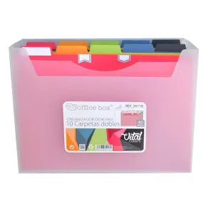Organizador Desk Free Office Box A4 Plastico Fuelle 39118