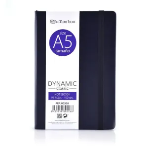 Bloc Notas Office Box Cartone A5 96 Hojas 100 Grs Liso Azul 80526