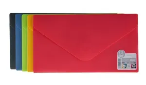 Sobre Plastico Office Box Velcro Recibo Colores Surtidos 90518