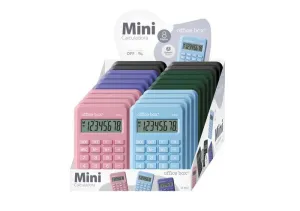 Calculadora Bolsillo Office Box 8 Digitos Mini Colores Surtidos Lt-M01