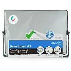 PIZARRA BLANCA MAGNETICA DOBLE CARA A3 CON PIE OFFICE BOX 26368