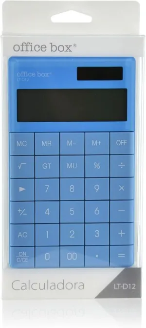 CALCULADORA SOBREMESA OFFICE BOX LT-D1226 AZUL