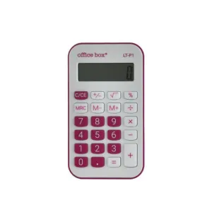 CALCULADORA BOLSILLO OFFICE BOX LT-P143 FUCSIA