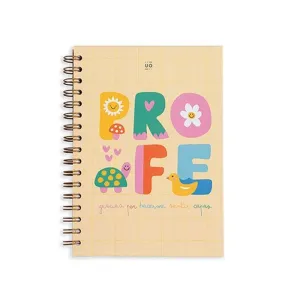 Cuaderno de Notas para Profes Uo con Espiral