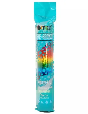 Vinilo Textil Vintex Serie Bronze Metalizado Espejo Glitter Rainbow 25Cmx1M Vin-Bz-Est-Rw