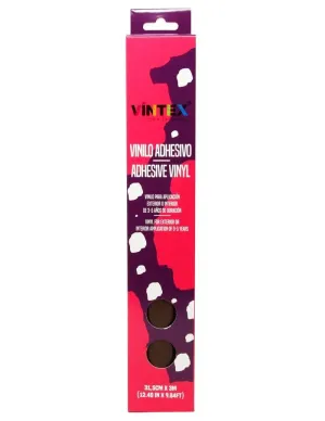 Vinilo Adhesivo Vintex Brillo Marron 31,5Cmx3M Vin-Or-B-Mr