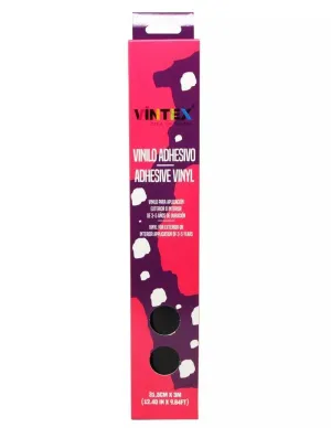 Vinilo Adhesivo Vintex Brillo Negro 31,5Cmx3M Vin-Or-B-Ng