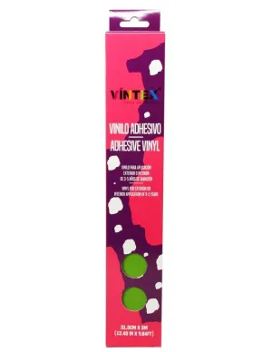 Vinilo Adhesivo Vintex Brillo Verde Claro 31,5Cmx3M Vin-Or-B-Vc
