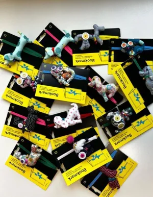 Marcapáginas con Elástico Mascotas de Peluche Varios Modelos