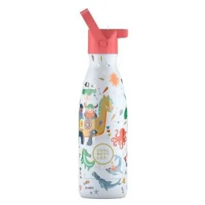 Botella Termica Acero Inoxidable Cool Bottles 350Ml Brave Vikings Cbbk35Bv