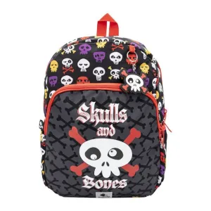 Mochila Junior Busquets Skulls & Bones Adaptable V741260