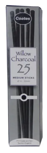 Pack 25 Barras de Carboncillos Charcoal Ø4-6M 96000006