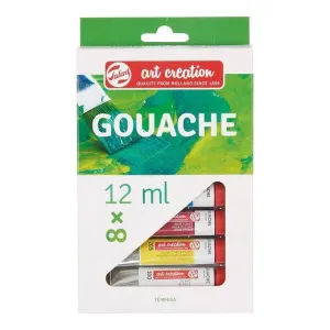 Pack 8 Tubos Temperas Gouache Talens Art Creation 9021608M