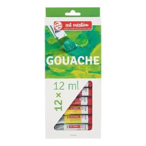 Pack 12 Tubos Temperas Gouache Talens Art Creation 9021612M
