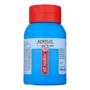 Pintura Acrilica 750 Ml Talens Art Creation 3574572M Cian Primario