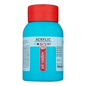 Pintura Acrilica 750 Ml Talens Art Creation 3574661M Verde Turquesa