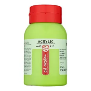 Pintura Acrilica 750 Ml Talens Art Creation 3574617M Verde Amarillento