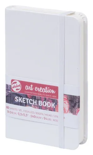 Cuaderno Sketch Book Art Creation 80 Hojas 140Grs Liso 9X14Cm Blanca 9314101M