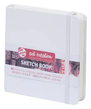 Cuaderno Sketch Book Art Creation 80 Hojas 140Grs Liso 12X12Cm Blanco 9314104M