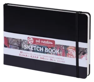 Cuaderno Sketch Book Art Creation 80 Hojas 140Grs Liso 21X14,8Cm Negro 9314005M