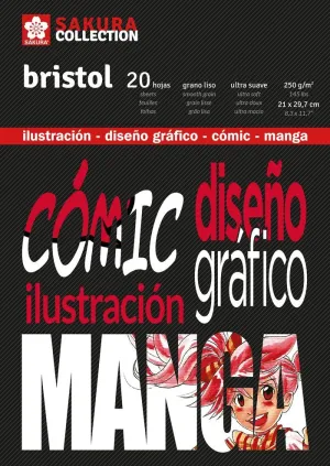 Bloc Ilustracion Sakura Bristol A4 20 Hojas 250Gr 93202129