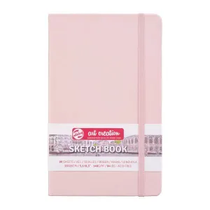 Cuaderno Sketch Book Art Creation 80 Hojas 140Grs Liso 13X21Cm Rosa 9314012M