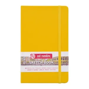 Cuaderno Sketch Book Art Creation 80 Hojas 140Grs Liso 13X21Cm Amarillo 9314112M