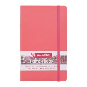 Cuaderno Sketch Book Art Creation 80 Hojas 140Grs Liso 13X21Cm Coral 9314312M