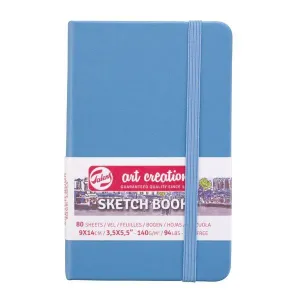 Cuaderno Sketch Book Art Creation 80 Hojas 140Grs Liso 9X14Cm Azul Claro 9314211M
