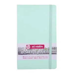 Cuaderno Sketch Book Art Creation 80 Hojas 140Grs Liso 13X21Cm Menta 9314032M