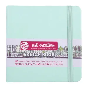 Cuaderno Sketch Book Art Creation 80 Hojas 140Grs Liso 12X12Cm Menta 9314034M