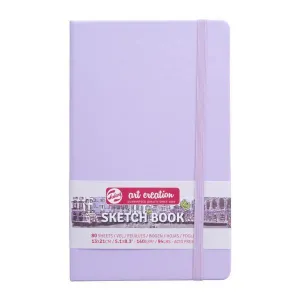 Cuaderno Sketch Book Art Creation 80 Hojas 140Grs Liso 13X21Cm Pastel Violeta 9314132M