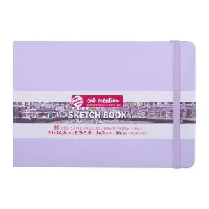 Cuaderno Sketch Book Art Creation 80 Hojas 140Grs Liso 21X14,8Cm Pastel Violeta 9314135M