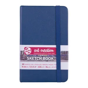 Cuaderno Sketch Book Art Creation 80 Hojas 140Grs Liso 9X14Cm Azul Fuerte 9314231M