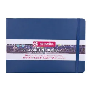 Cuaderno Sketch Book Art Creation 80 Hojas 140Grs Liso 21X14,8Cm Azul Fuerte 9314235M