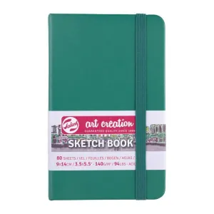 Cuaderno Sketch Book Art Creation 80 Hojas 140Grs Liso 9X14Cm Verde 9314331M