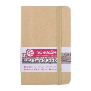 Cuaderno Sketch Book Art Creation 80 Hojas 140Grs Liso 9X14Cm Kraft 9314431M