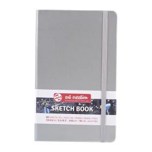 Cuaderno Sketch Book Art Creation 80 Hojas 140Grs Liso 13X21Cm Plata 9314042M