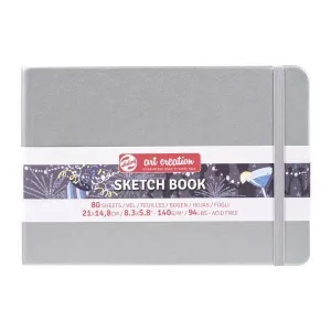 Cuaderno Sketch Book Art Creation 80 Hojas 140Grs Liso 21X14,8Cm Plata 9314045M