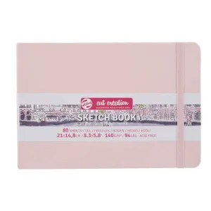 Cuaderno Sketch Book Art Creation 80 Hojas 140Grs Liso 21X14,8Cm Rosa 9314015M